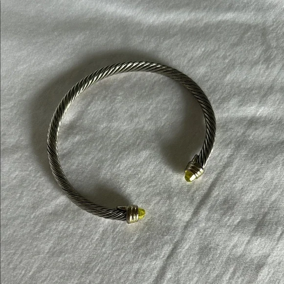 David Yurman cable flex bracelet in peridot - Picture 1 of 13
